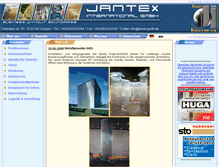 Tablet Screenshot of jantex-gmbh.de